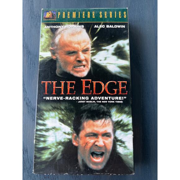 The Edge Anthony Hopkins Adventure Movie Vintage 1997 VHS Tape Pre-Loved - Picture 1 of 4